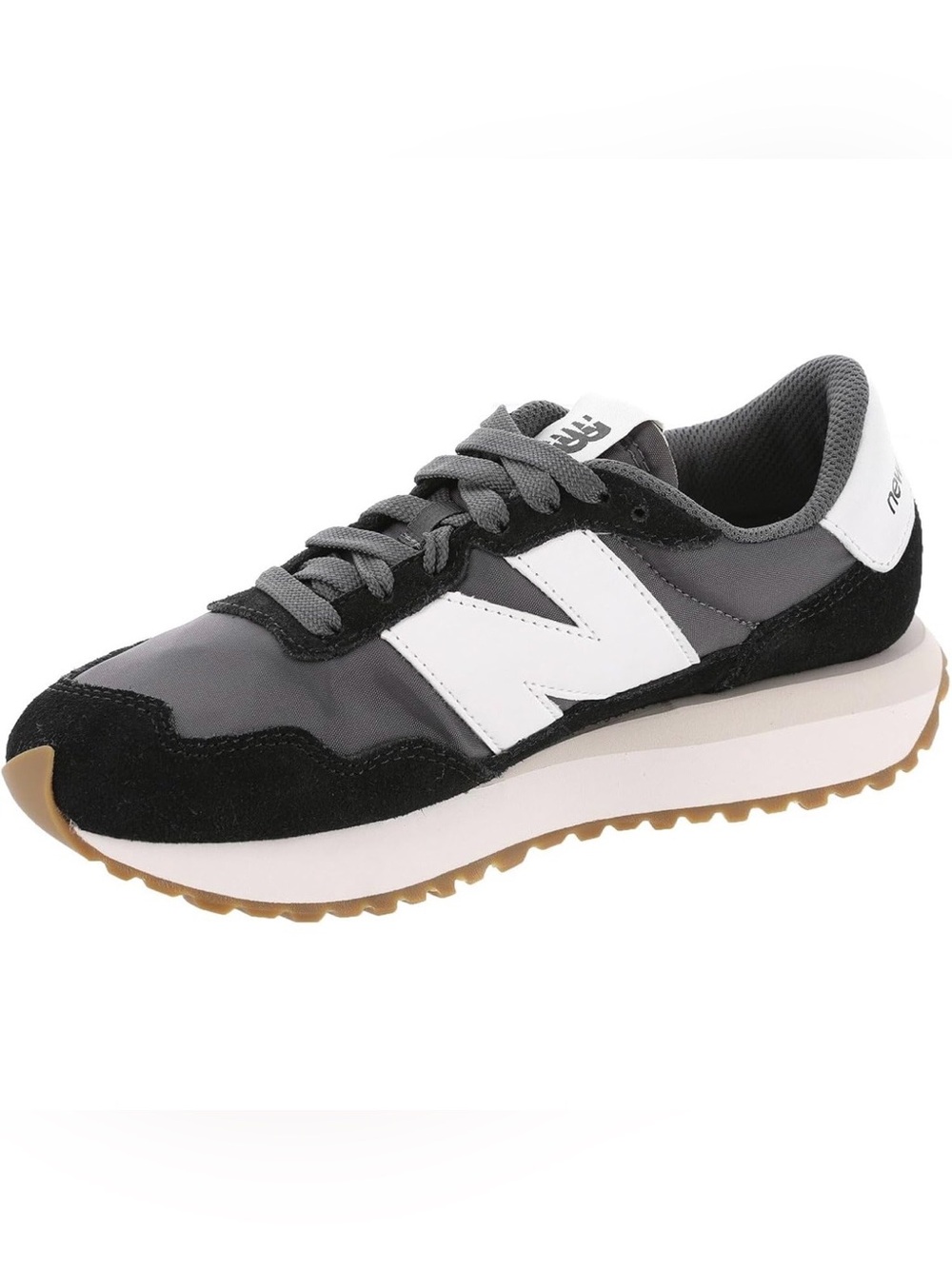 New Balance 327 Black White Retro Free People sneaker - Picture 3 of 7